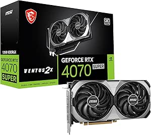 MSI GeForce RTX 4070 SUPER 12G VENTUS 2X OC/A PCIe